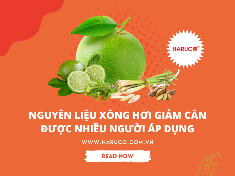 Nguyên liệu xông hơi giảm cân được nhiều người áp dụng