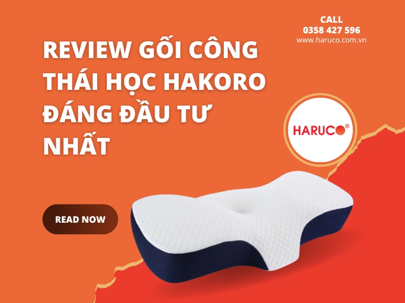 Review gối công thái học Hakoro đáng đầu tư nhất