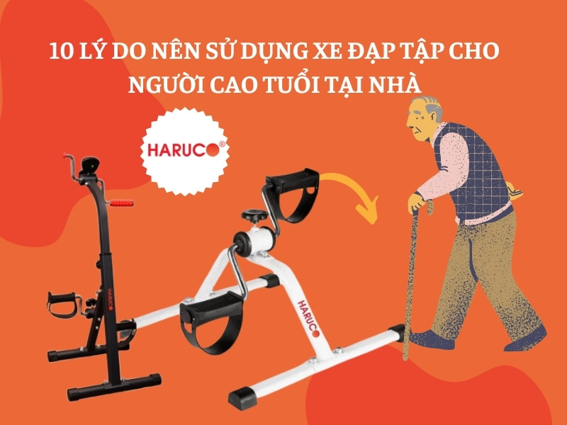 10 lý do nên sử dụng xe đạp tập cho người cao tuổi tại nhà