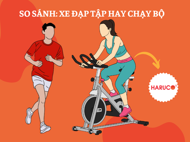 Xe đạp tập hay chạy bộ: So sánh chi tiết ưu và nhược điểm
