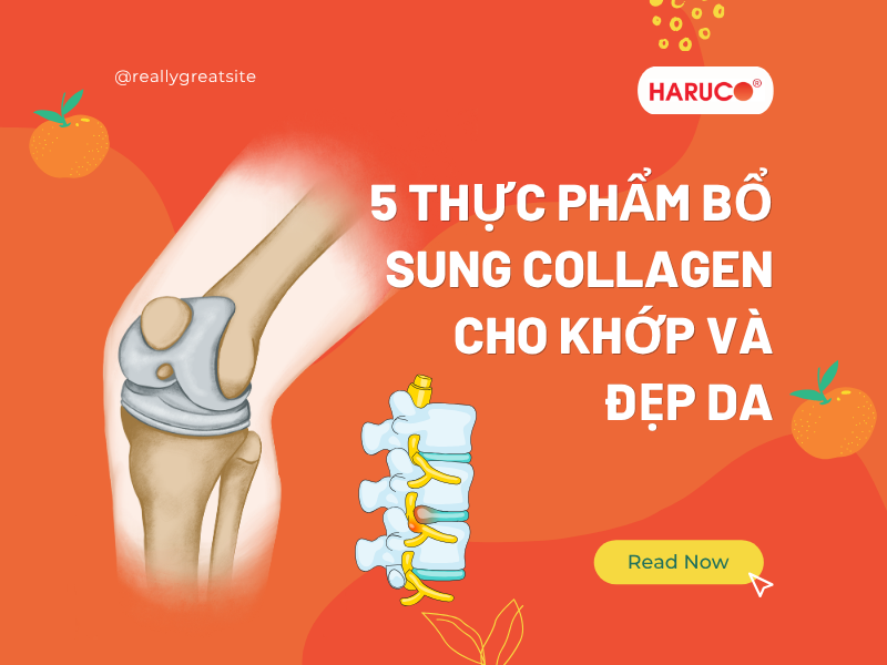 5 thực phẩm bổ sung collagen cho khớp và đẹp da