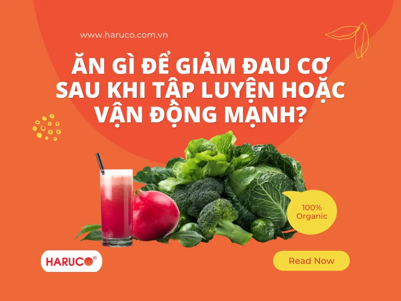 Ăn gì để giảm đau cơ sau khi tập luyện hoặc vận động mạnh?