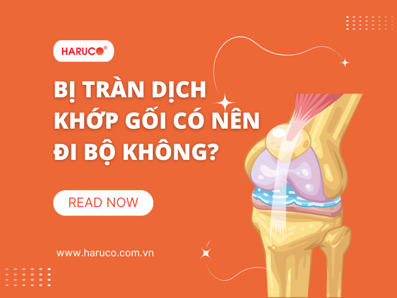 Bị tràn dịch khớp gối có nên đi bộ không?