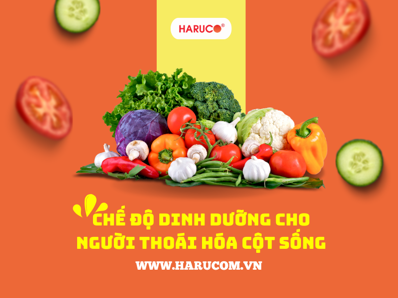 Chế độ dinh dưỡng cho người thoái hóa cột sống