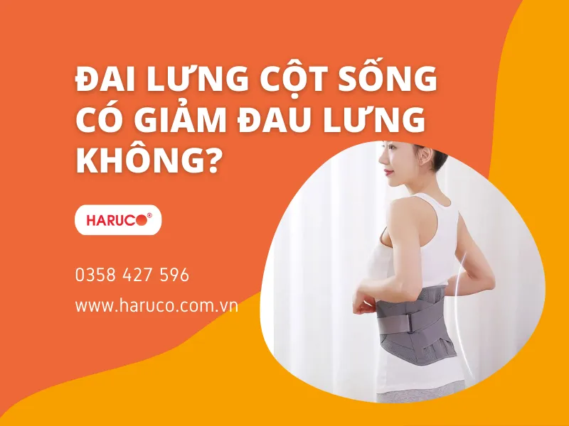 Đai lưng cột sống có giảm đau lưng không