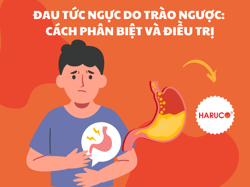 Đau tức ngực do trào ngược: Cách phân biệt và điều trị