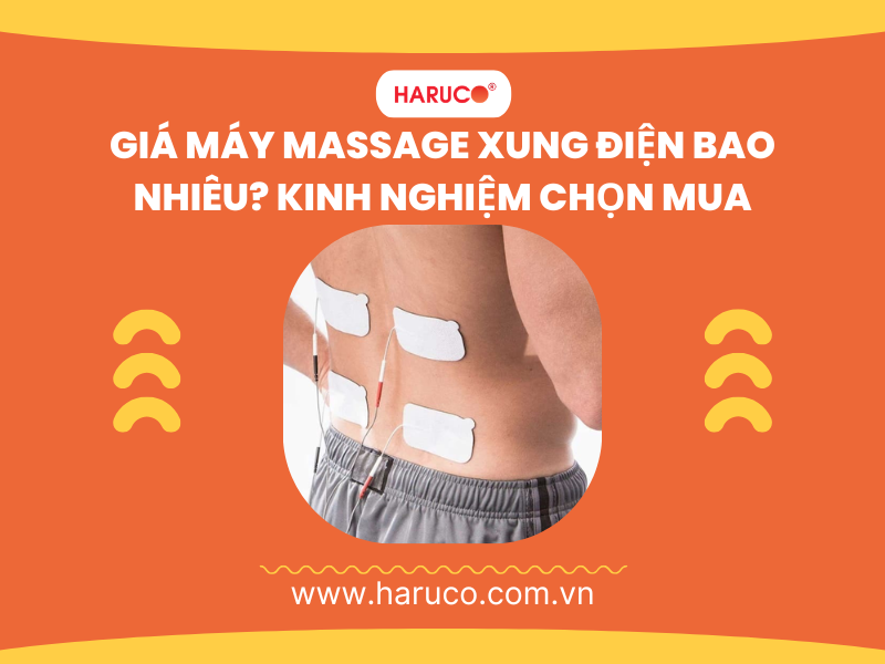 Giá máy massage xung điện bao nhiêu? Kinh nghiệm chọn mua