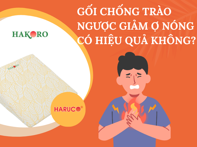 Gối chống trào ngược giảm ợ nóng có hiệu quả không?