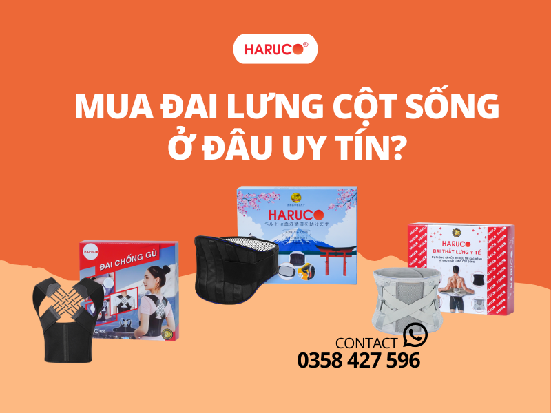 Mua đai lưng cột sống ở đâu uy tín?