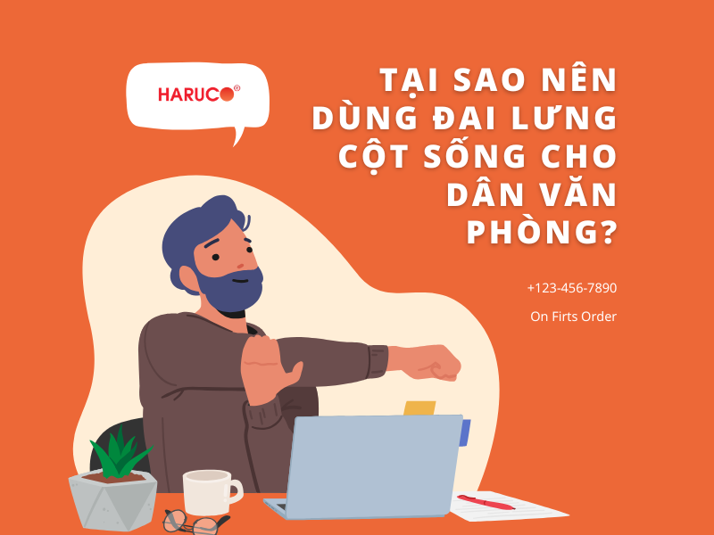 Tại sao nên dùng đai lưng cột sống cho dân văn phòng?