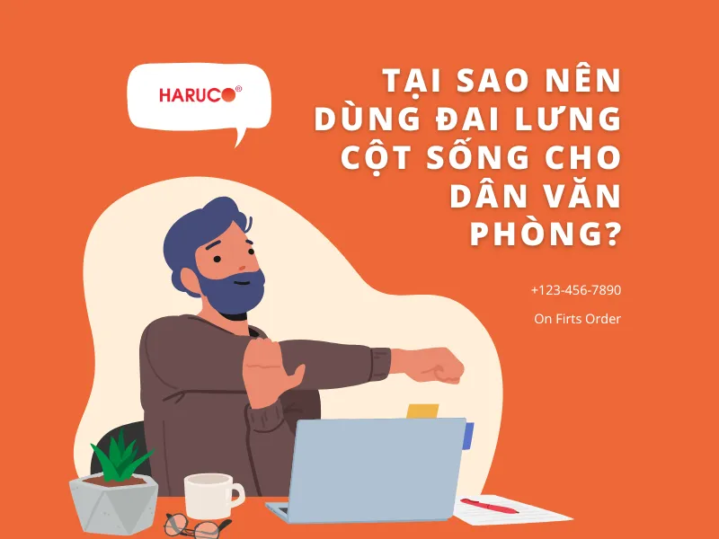 đai lưng cột sống cho dân văn phòng