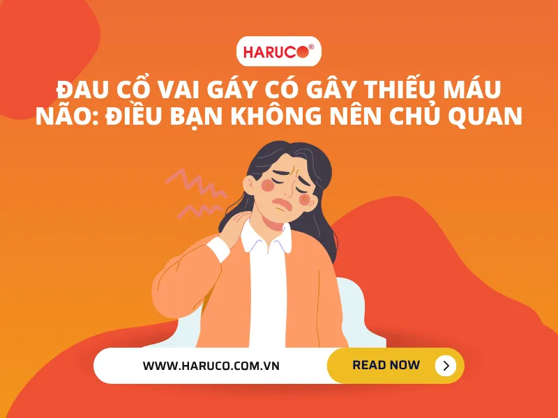 đau cổ vai gáy gây thiếu máu não không