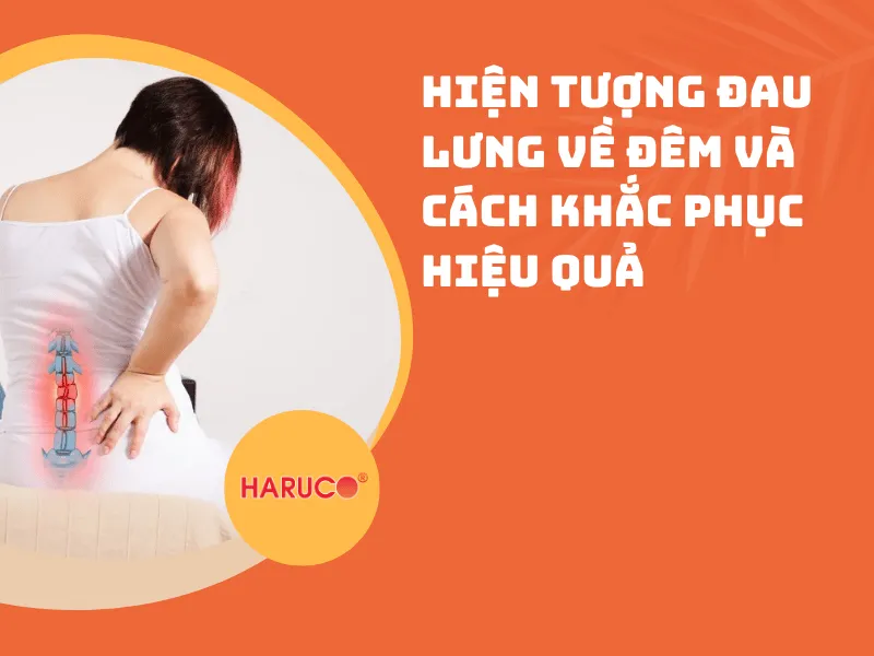 Hiện tượng đau lưng về đêm và cách khắc phục hiệu quả
