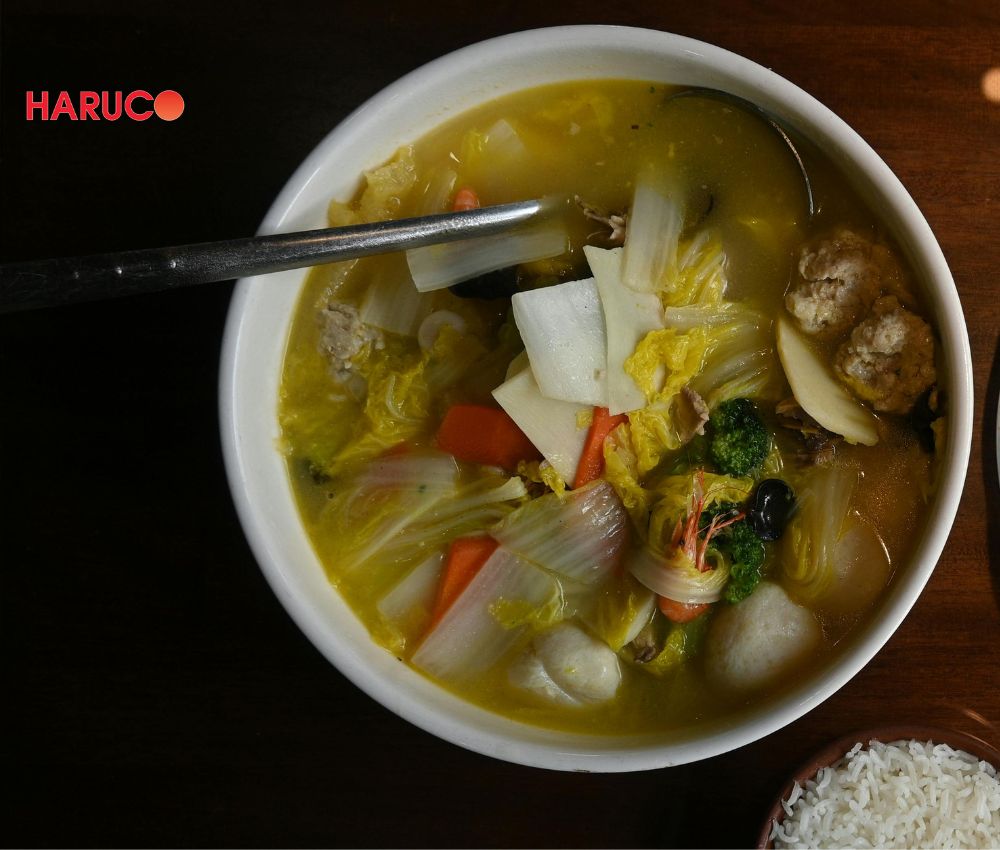 Canh cải thảo nấu nấm thơm ngon