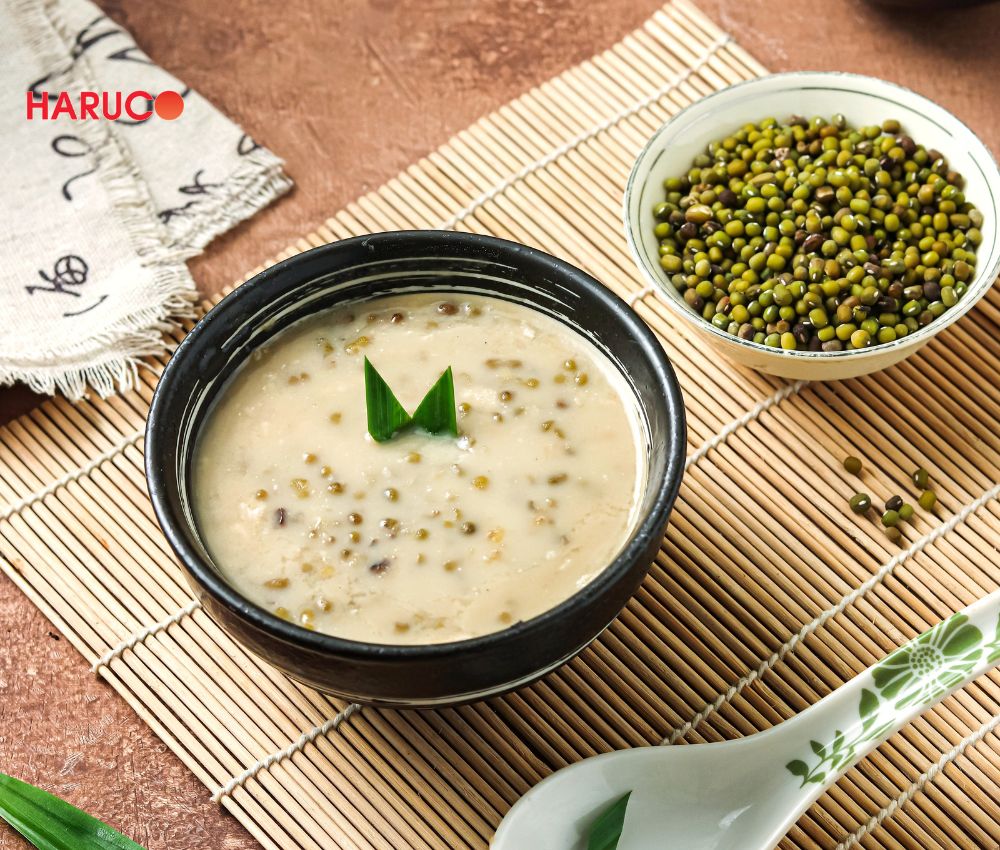 Cháo đậu xanh yến mạch phù hợp cho bữa sáng