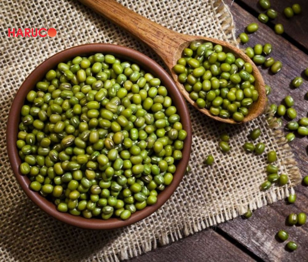 Bảo quản đậu xanh nơi khô ráo, thoáng mát