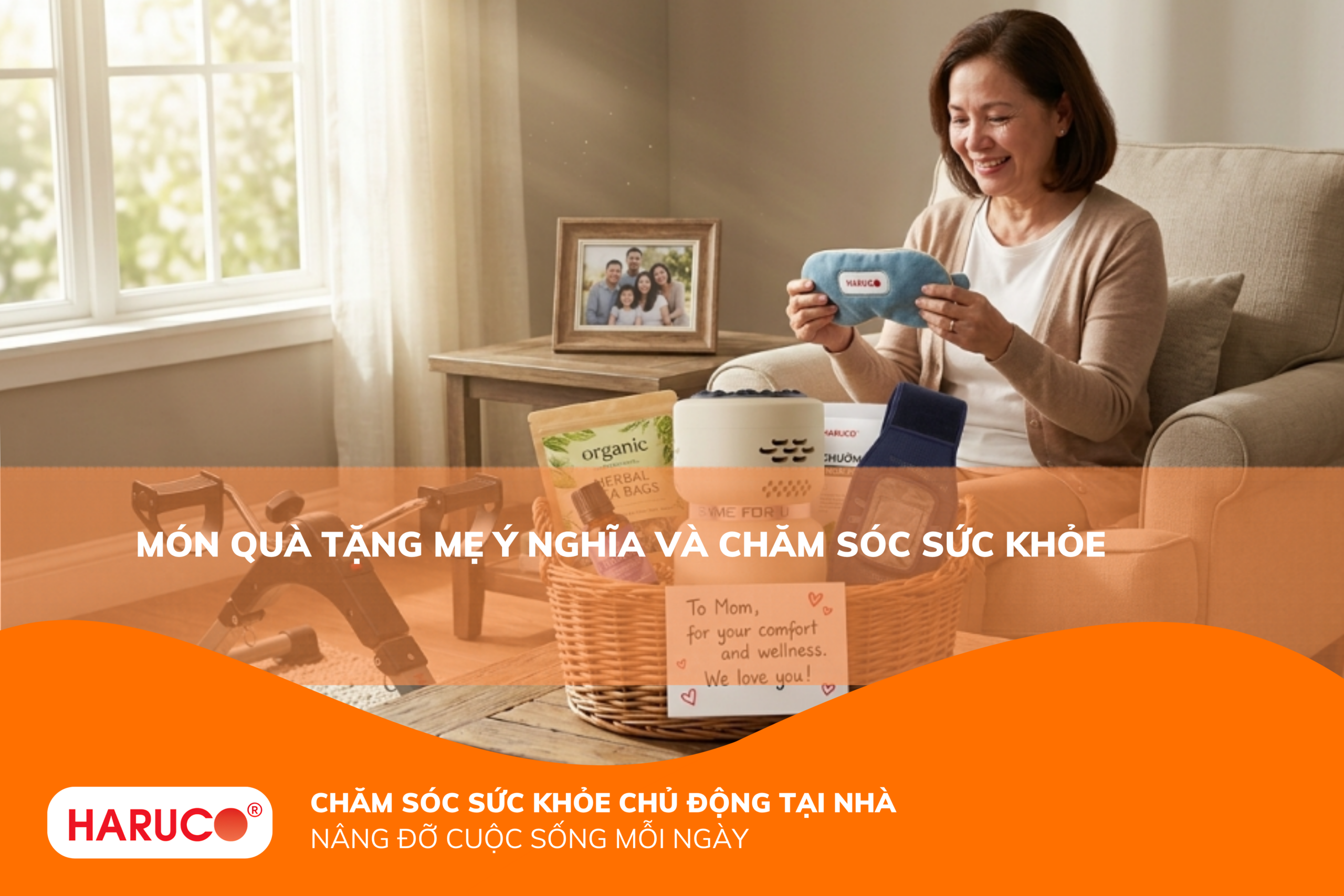Top 12 món quà tặng mẹ ý nghĩa và chăm sóc sức khỏe tại Haruco