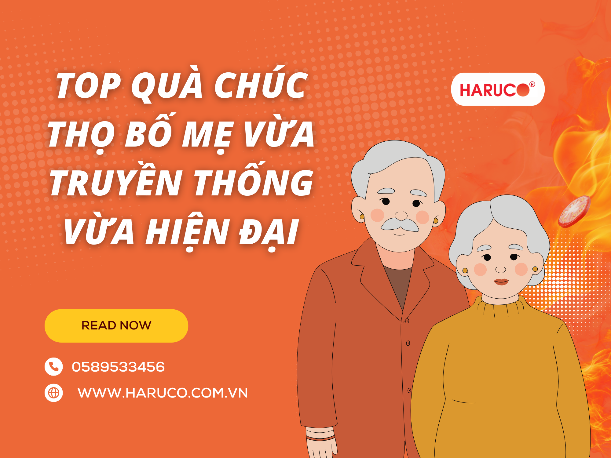 Top quà chúc thọ bố mẹ vừa truyền thống vừa hiện đại
