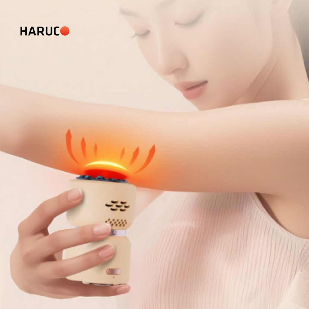 Sử dụng máy xông ngải cứu nhiệt lượng cầm tay mini giúp giảm tình trạng tay có cảm giác như kim châm