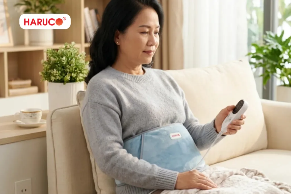 đai lưng xông ngải cứu haruco