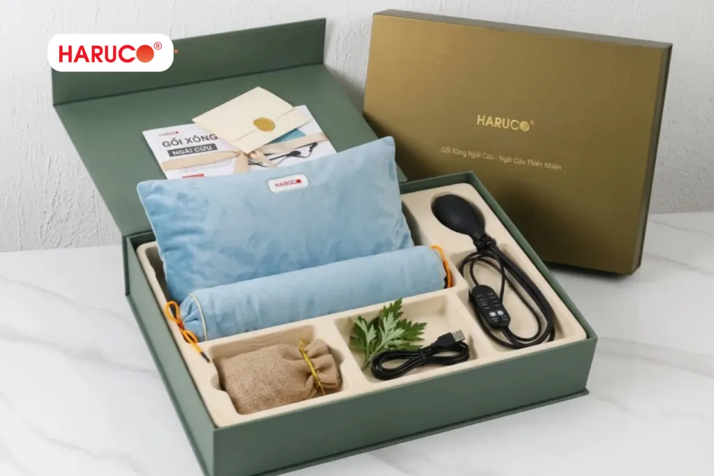 gối xông ngải cứu haruco