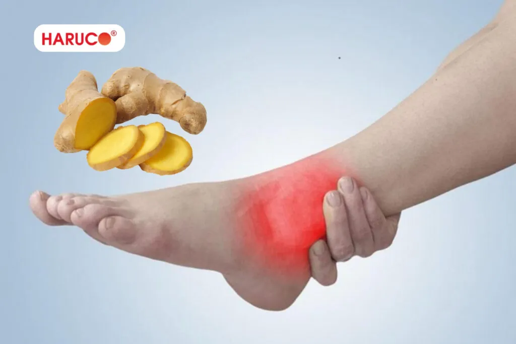 bong gân có nên đắp gừng ên khu vực bị tổn thương 