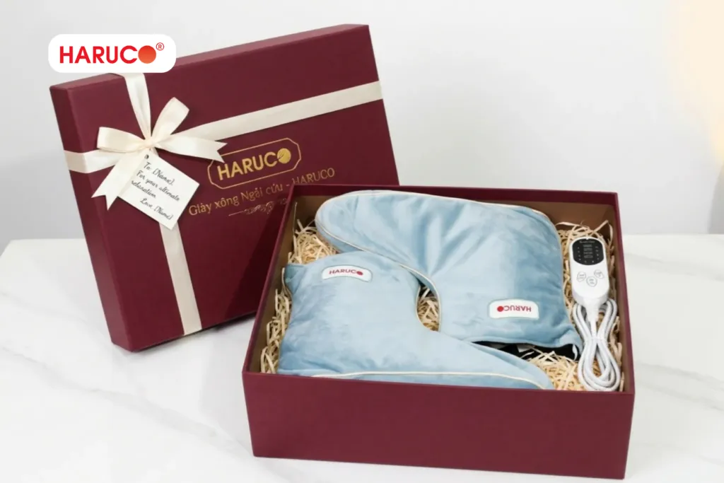 giày xông hơi ngải cứu haruco