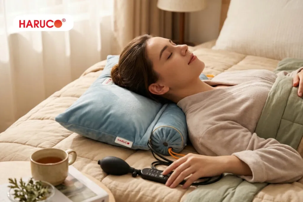 Hướng dẫn cách sử dụng gối ngải cứu giúp ngủ ngon, giảm đau mỏi