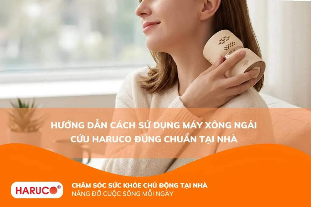 Hướng dẫn cách sử dụng máy xông ngải cứu Haruco đúng chuẩn tại nhà