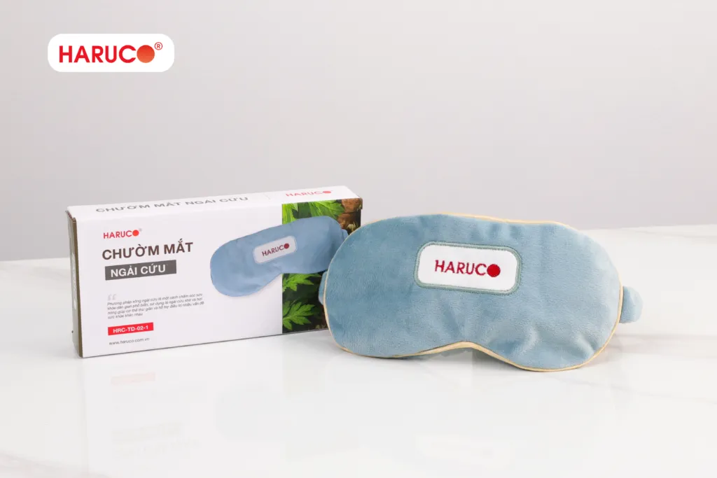 chườm mắt ngải cứu Haruco