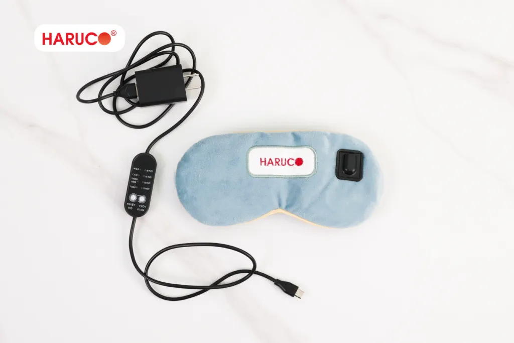 chườm mắt ngải cứu căm điện haruco