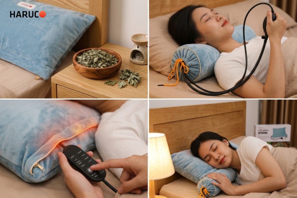 gối xông ngải cứu Haruco