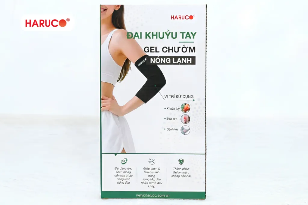 Đai khuỷu tay gel chườm nóng lạnh Haruco HRC-05-3