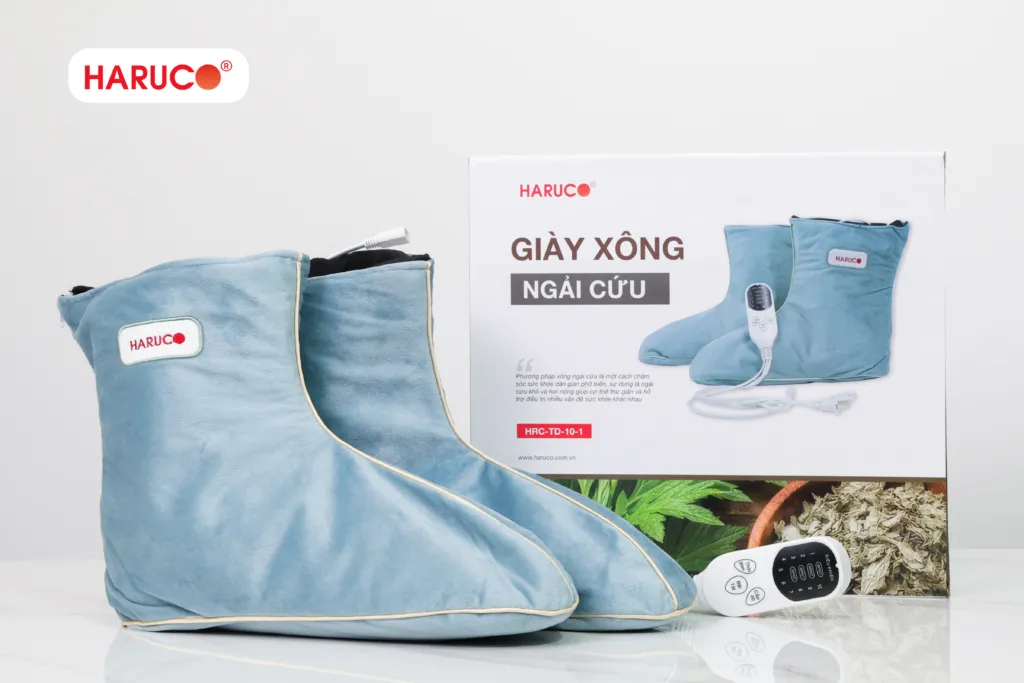 giày xông hơi ngải cứu haruco