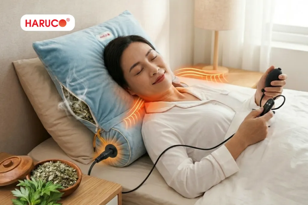 Hướng dẫn dùng gối ngải cứu đúng cách