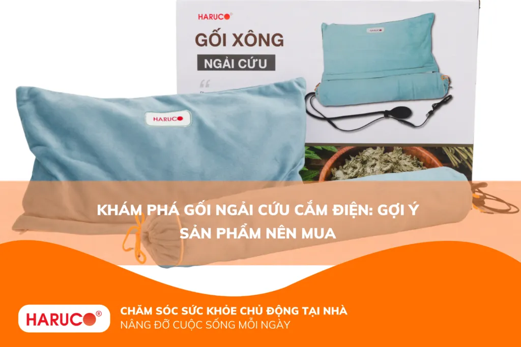 Khám phá gối ngải cứu cắm điện: Gợi ý sản phẩm nên mua