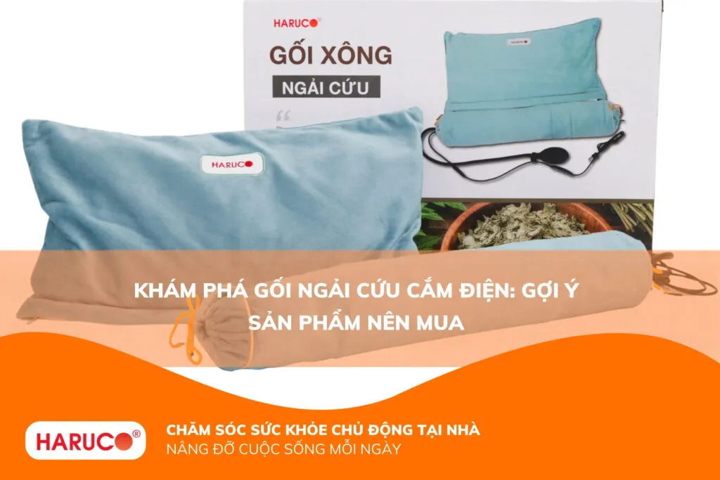 Khám phá gối ngải cứu cắm điện: Gợi ý sản phẩm nên mua