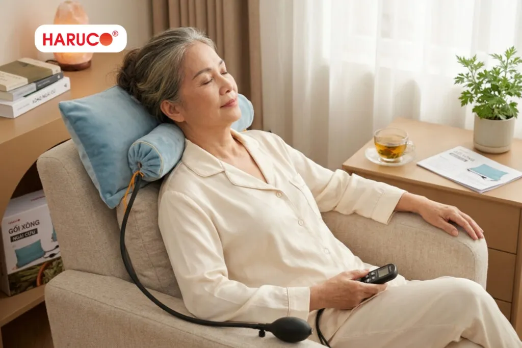 Gợi ý gối xông ngải cứu của Haruco