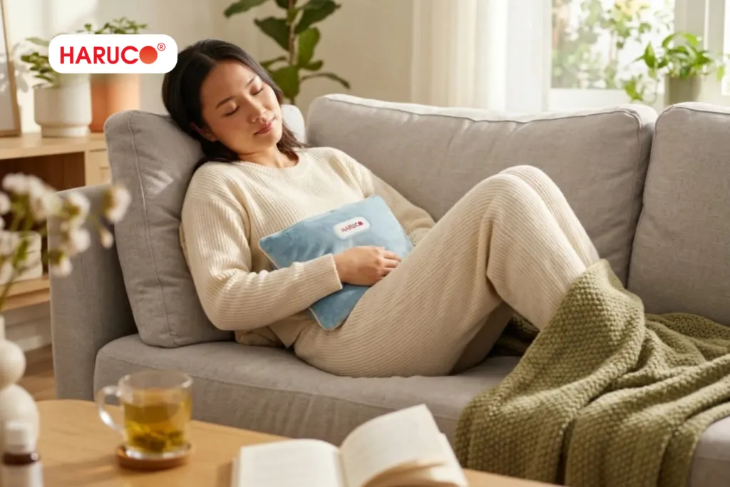 túi chườm đá thảo dược haruco