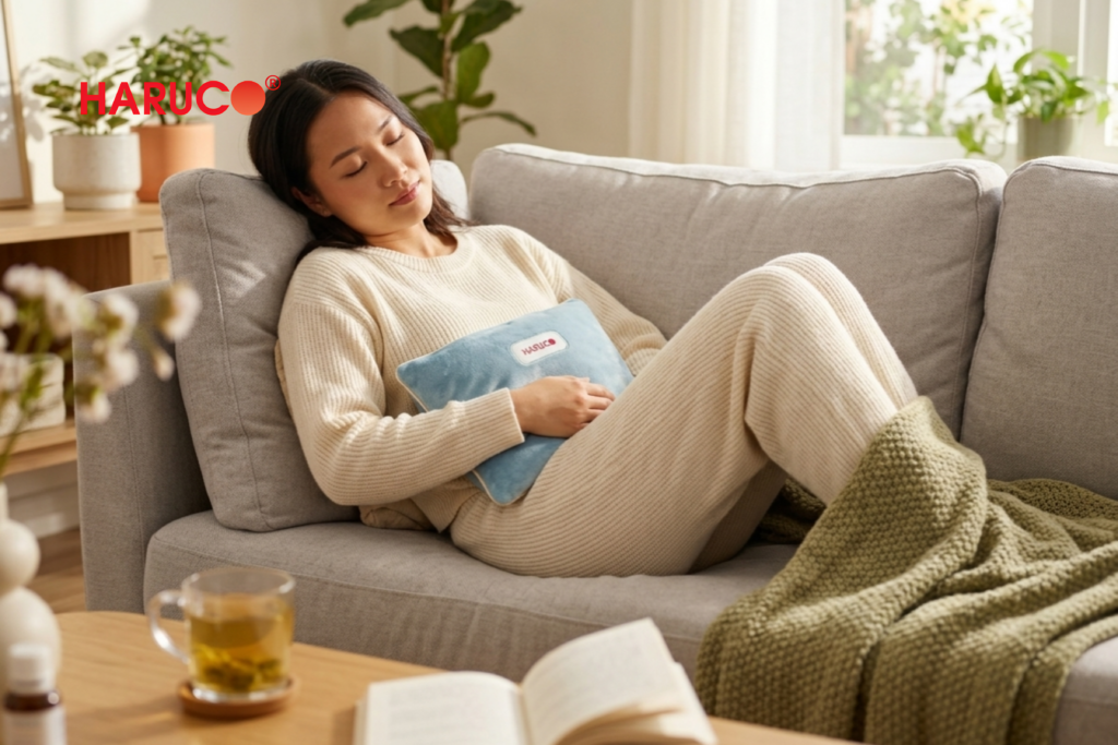 túi chườm đá thảo dược haruco