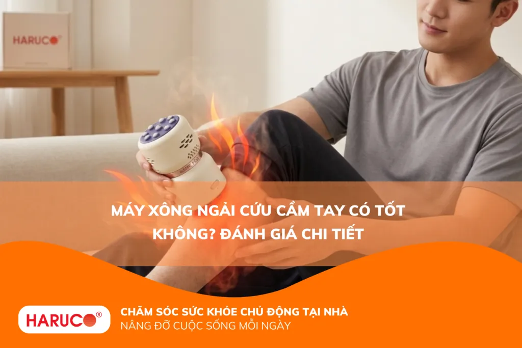 Máy xông ngải cứu cầm tay có tốt không? Đánh giá chi tiết