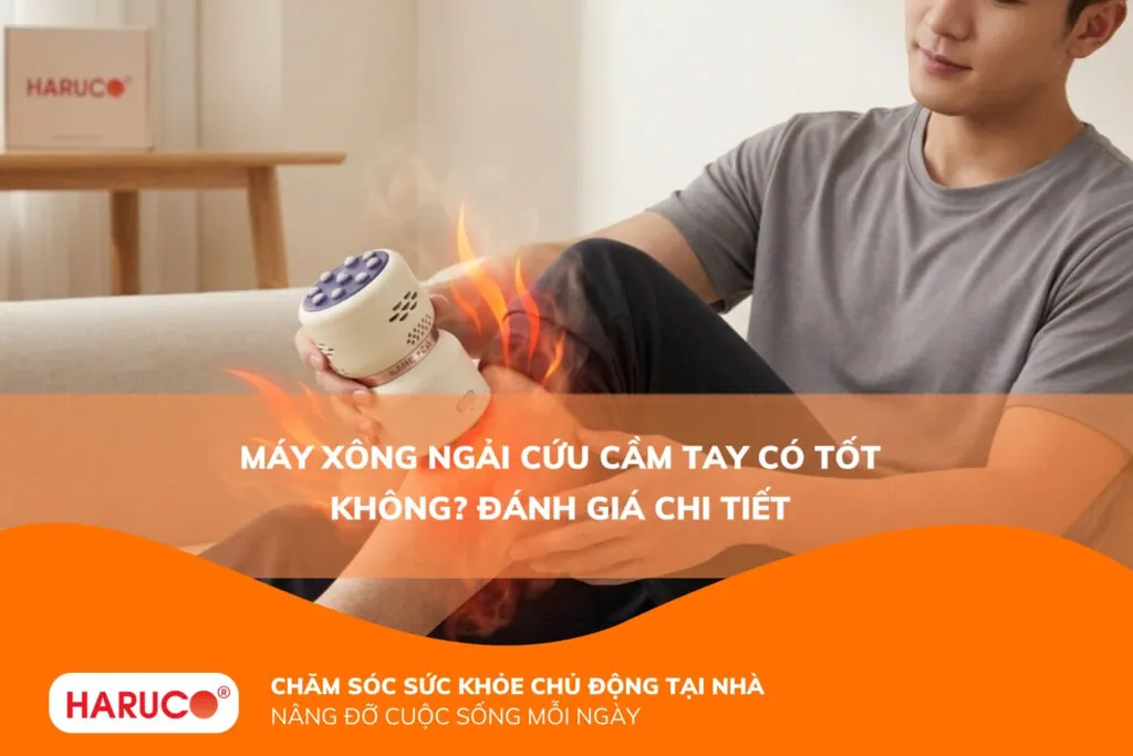 Máy xông ngải cứu cầm tay có tốt không? Giải đáp chi tiết
