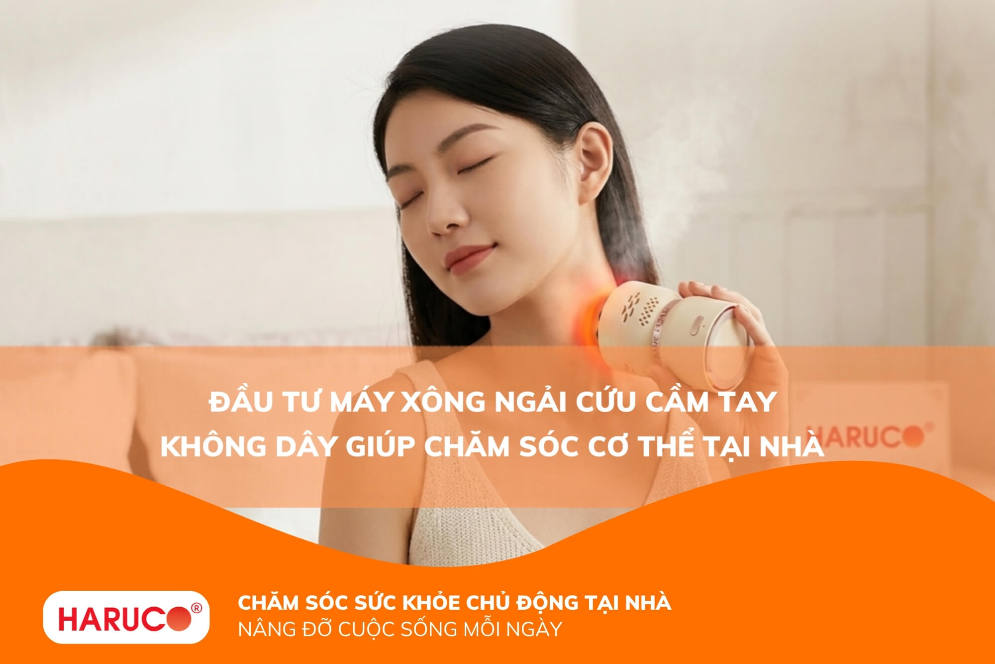 Đầu tư máy xông ngải cứu cầm tay không dây giúp chăm sóc cơ thể tại nhà