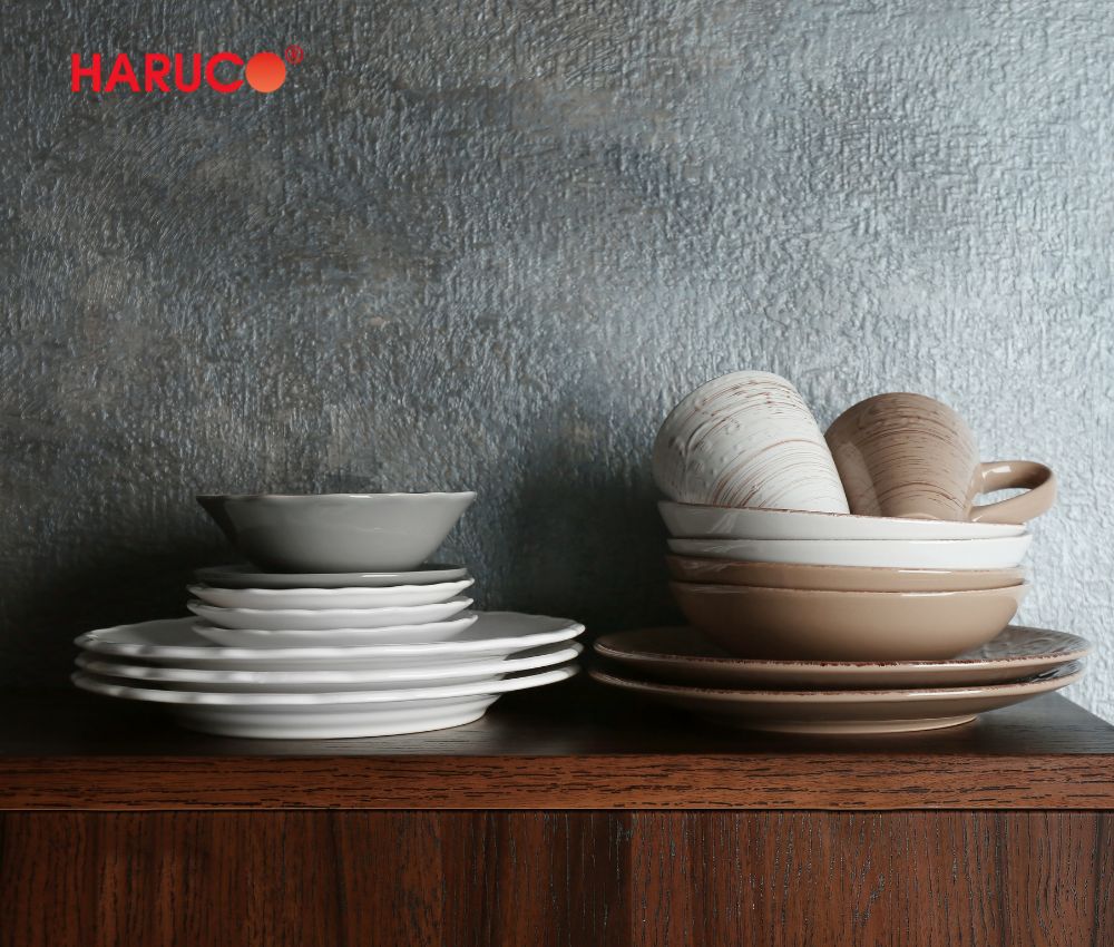 Bộ chén dĩa gốm sứ cao cấp tặng mẹ bạn trai