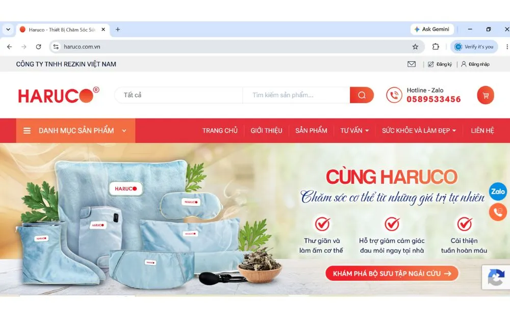 Mua quà tặng mẹ bạn gái ở Haruco uy tín, chất lượng