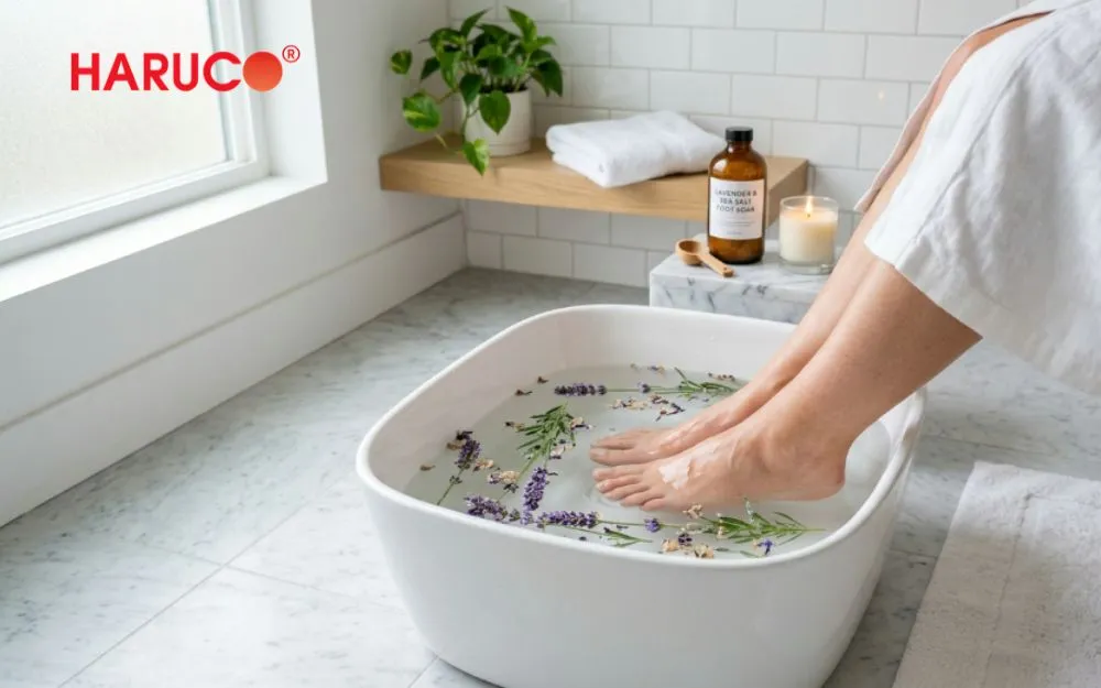 Xác định nên ngâm chân nước nóng bao lâu giúp đạt hiệu quả tối ưu khi ngâm chân