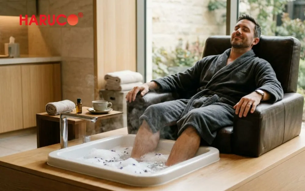 Ngâm chân có tác dụng rất tốt cho sức khỏe