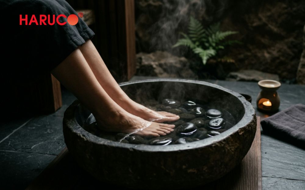 Nhiệt độ nước ảnh hưởng trực tiếp đến hiệu quả ngâm chân