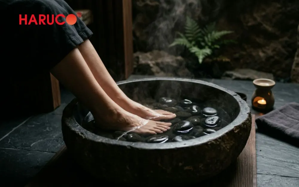 Nhiệt độ nước ảnh hưởng trực tiếp đến hiệu quả ngâm chân