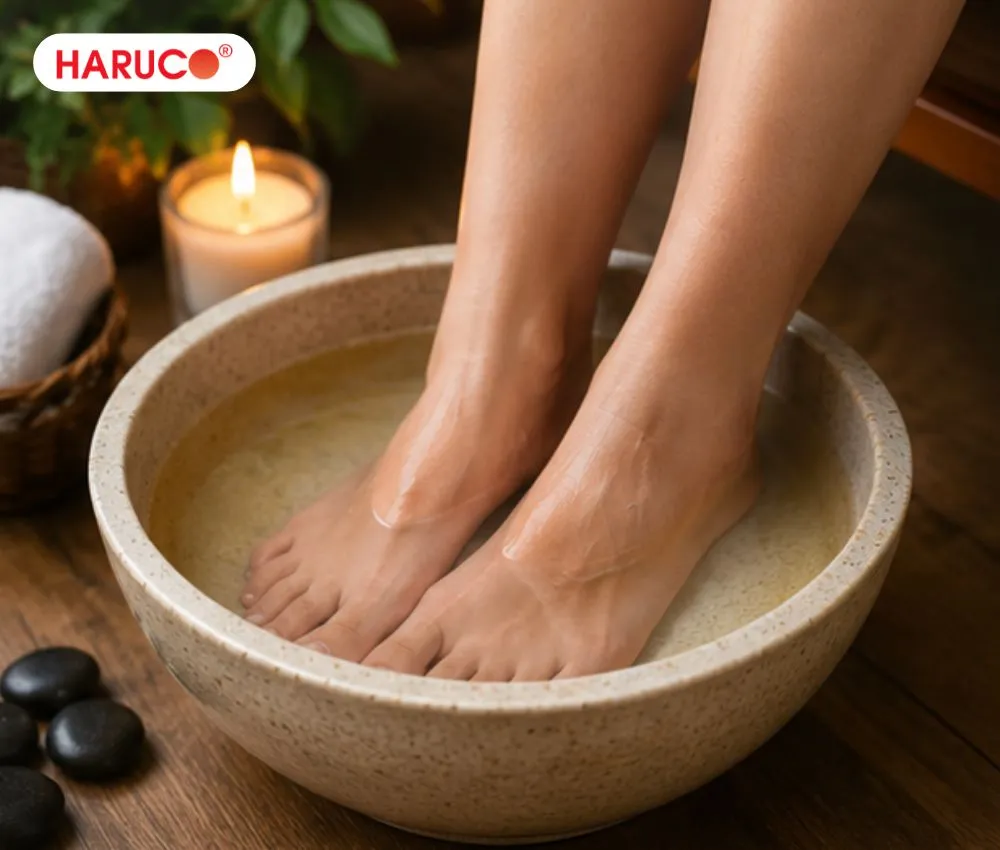 Ngâm chân trị phong thấp giúp giảm đau nhức xương khớp